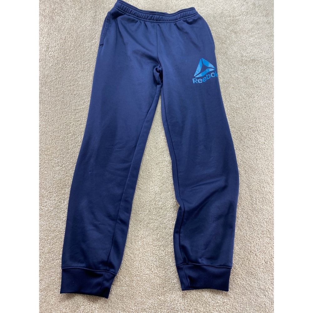 Reebok Sweatpants‎ Mens Size XXL Navy Blue Athletic Jogger Pants